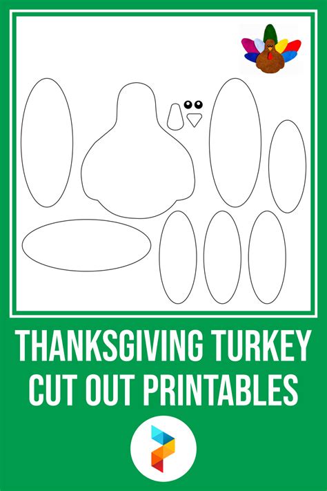 Thanksgiving Turkey Cut Out - 14 Free PDF Printables | Printablee