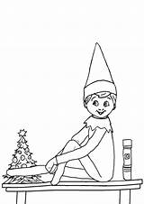 Free Printable Elf On The Shelf Coloring Pages  Tulamama sketch template