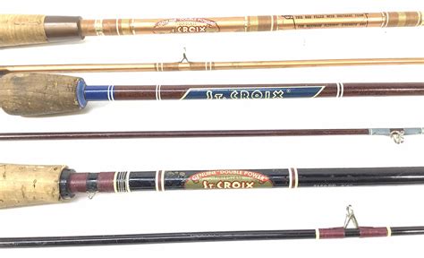 Lot - (3) Vintage St Croix Fishing Rods