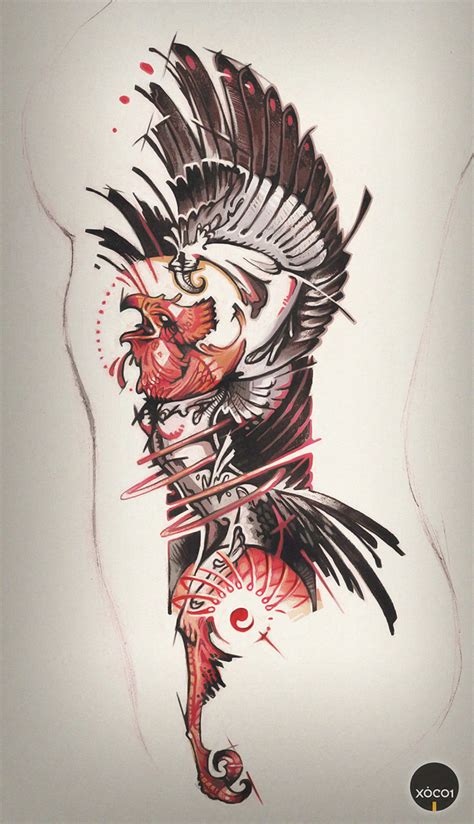 Phoenix - Tattoo Art by xocol4t4 on DeviantArt