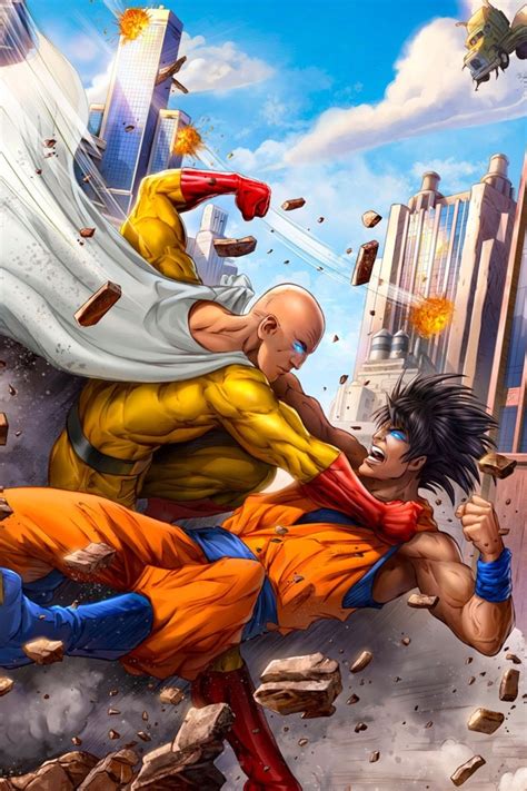 Goku Vs Saitama Fan Art - Edward Elric Wallpapers