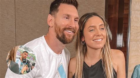 La foto de Sofía Martínez con Lionel Messi en Brasil tras los rumores ...