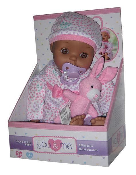 You & Me Hugs and Holds Toys R Us Baby Doll w/ Pink Plush Bunny - Walmart.com