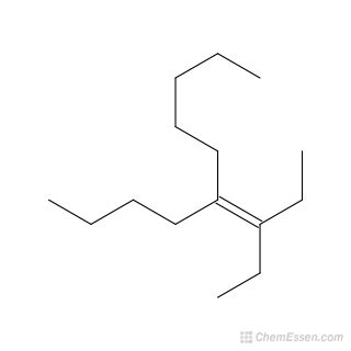 5-(pentan-3-ylidene)decane Structure - C15H30 - Over 100 million chemical compounds | CCDDS