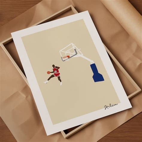 Set of 3 Michael Jordan Dunk Posters, NBA Poster, Jordan Print ...