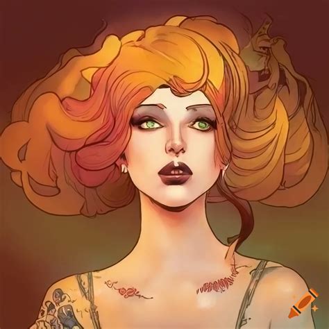 Ethereal character portrait in ttrpg style on Craiyon