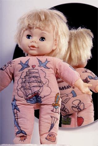 Art Threads: Friday Inspiration - Sherri Wood's Tattooed Baby Dolls