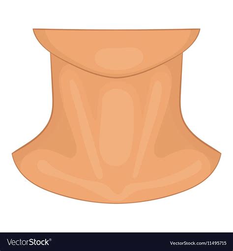 Neck icon. Cartoon illustration of neck vector icon for web design ...