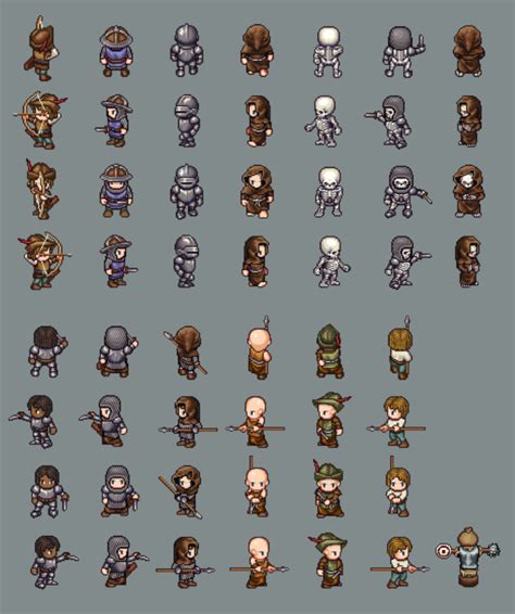 medieval fantasy character sprite pack : Johannes Sjölund : Free Download, Borrow, and Streaming ...