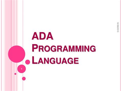 ADA programming language