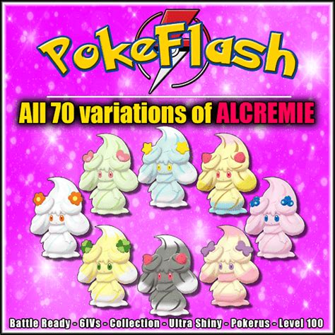 All 70 variations of ALCREMIE! - PokeFlash