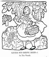 Little Red Riding Hood Coloring Pages At GetColoringscom  Free sketch template