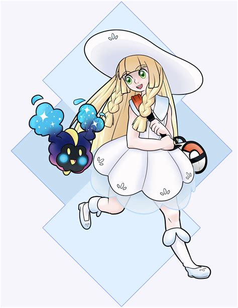 Lillie and Nebby by ManlyBunny on DeviantArt