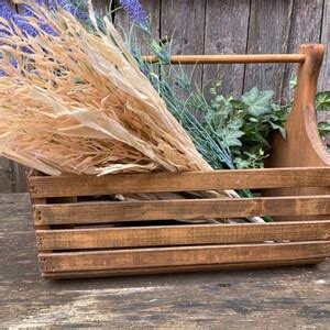 Slat Basket-wood Slat Basket-attractive Storage - Etsy