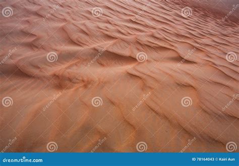 Pattern of Sand Dunes of Empty Quarter Desert Stock Image - Image of ...