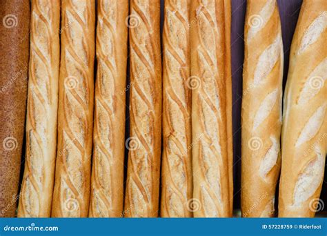 French bread from a bakery stock image. Image of loaf - 57228759