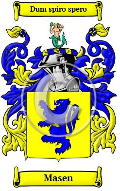 Masen Name Meaning, Family History, Family Crest & Coats of Arms