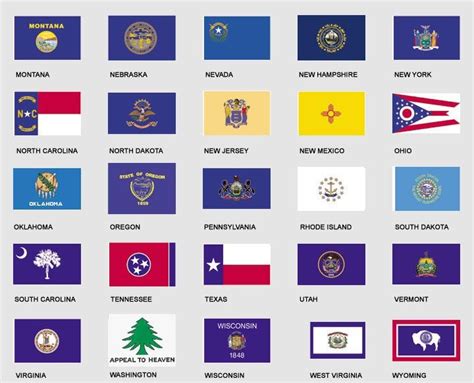 50 State Flags | All 50 State Flags Printables | State flags, 50 states, Homeschool help