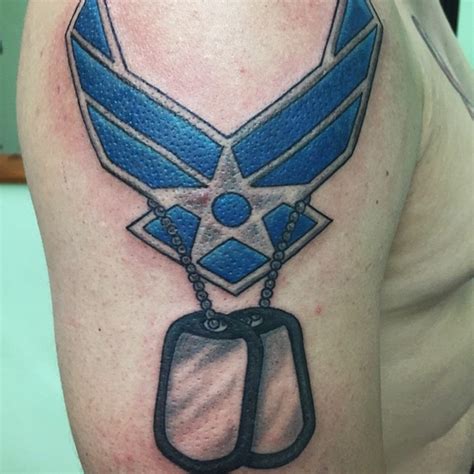 Air Force Neck Tattoo 2024 - Marta Shawnee