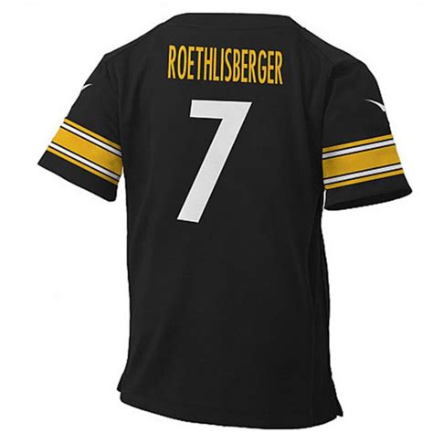 Pittsburgh Steelers Nike Toddler #7 Ben Roethlisberger Replica Home ...