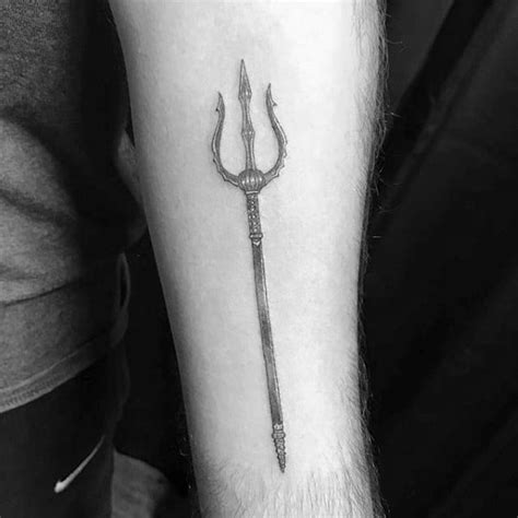 40 Trident Tattoo Designs For Men - Neptune Ink Ideas