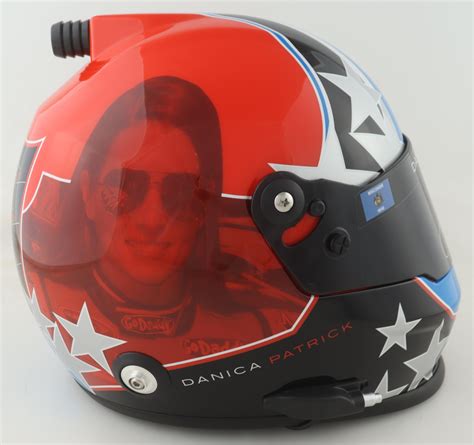 Danica Patrick Signed NASCAR Full-Size Custom Career Highlight Helmet ...