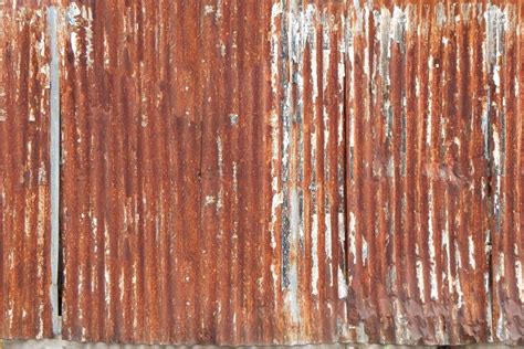 Undulating Rusty Iron Panel Rusted Metal, Corrugated Metal, Iron Sheet ...