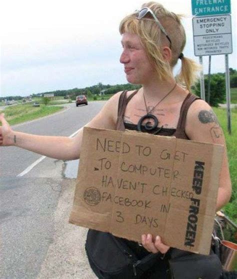 34 Homeless People with the Funniest Cardboard Signs | Funny signs ...