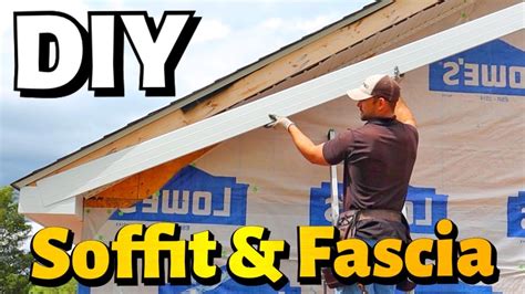 How To Install Soffit And Fascia - YouTube