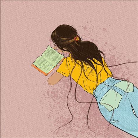 #illustration #girlboss #art Illustration Art Drawing, Girl Reading Book, Book Girl, Book ...