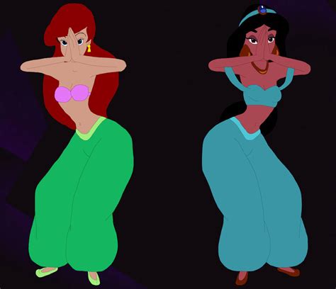 Ariel and Jasmine's bellydance (screencap) remake by danfrandes on ...