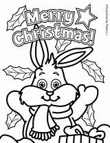 Christmas Bunny Coloring Pages At GetDrawings  Free Download sketch template