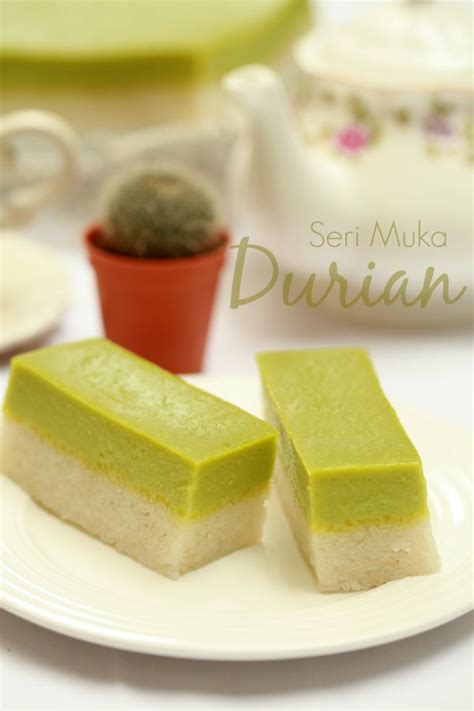 Seri Muka Durian yang sangat sedap - masam manis