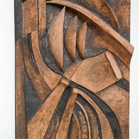 Abstract Ceramic Bas-Relief | Ceramic wall sculpture, Sculpture, Abstract sculpture