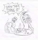 While Drunk Coloring Pages sketch template