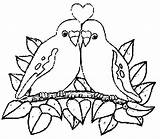 Love Bird Coloring Pages At GetColoringscom  Free Printable Colorings sketch template