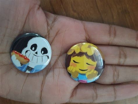 Undertale Sans Frisk Buttons on Mercari | Undertale, Undertale sans ...