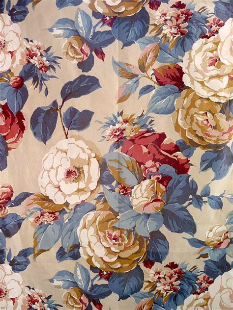 Vintage floral fabric Vintage Floral Fabric, Vintage Floral Pattern ...