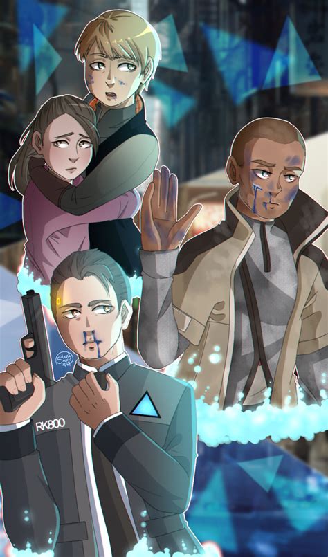 Detroit Become Human Fanart + Speedpaint by SilentSnow777 on DeviantArt