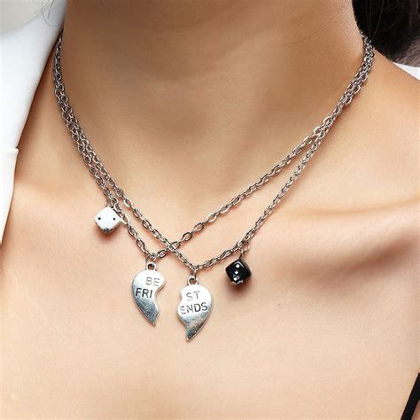 Personalized Dice Pendant Creative couple bestie Necklace NHNZ268503 ...