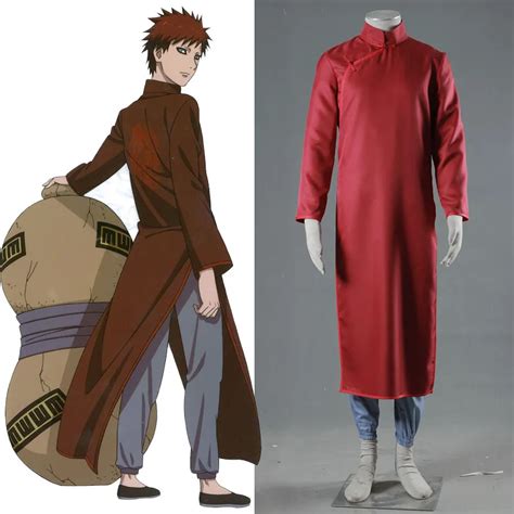 Aliexpress.com: Compre Athemis Outfit Anime Naruto Gaara Cosplay Homens Traje Roupas Halloween ...