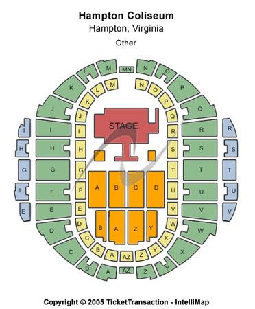 Hampton Coliseum Tickets in Hampton Virginia, Hampton Coliseum Seating ...