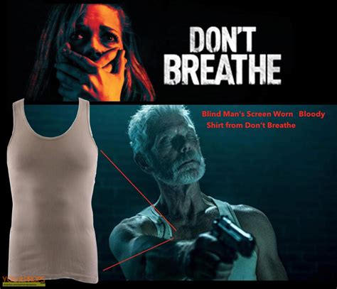 Don't Breathe Blind Man's Bloody Tank Top for Sale original movie costume