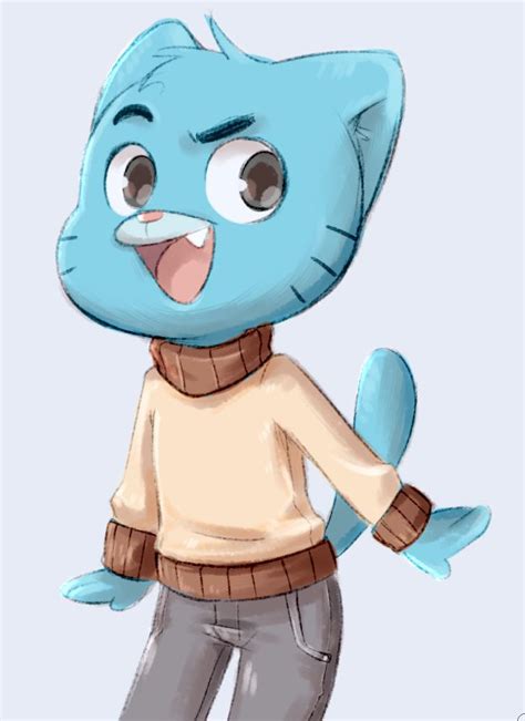 Gumball Watterson by https://www.deviantart.com/dandimango on @DeviantArt Cartoon Crossovers ...