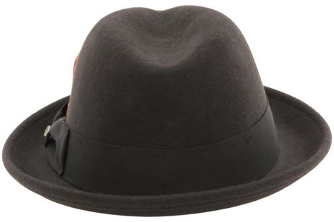 Scala Classico Men's Crushable Wool Felt Snap Brim Fedora Hat | JoyLot.com