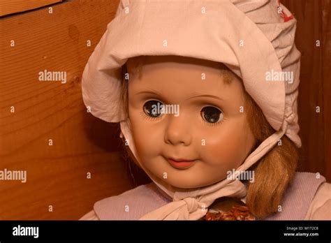 Vintage Dolls with Creepy Glass Eyes Stock Photo - Alamy
