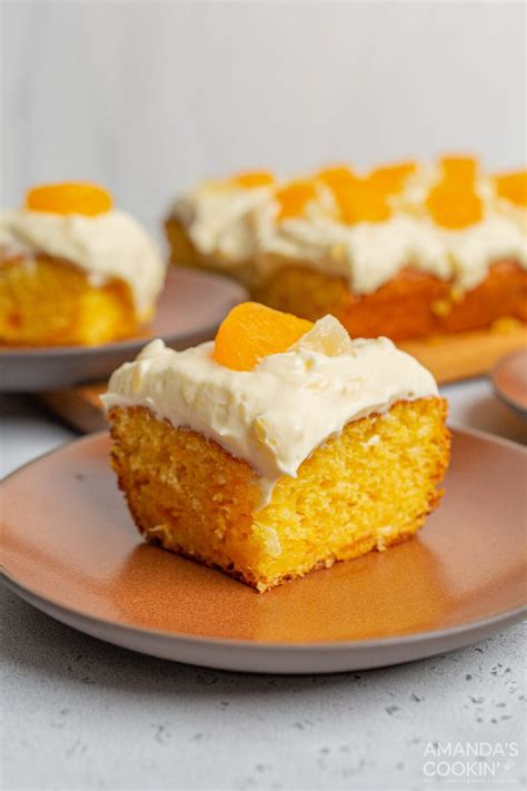 Orange Pineapple Cake - Amanda's Cookin' - Cake & Cupcakes