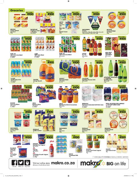 Makro Catalogue 21 August - 28 September 2016. R100 Deals Promo Catalogue