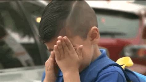 A Little Boy Started Sobbing After A Reporter Asked Him If He Would Miss His Mom At School