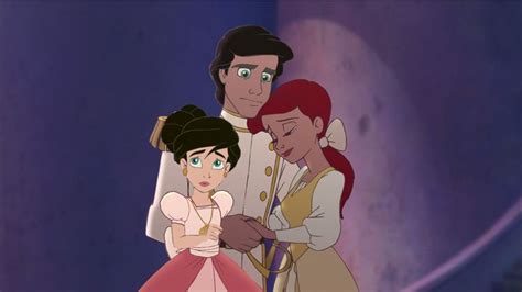 worried Melody and her parents; Ariel and Eric (The Little Mermaid 4) | The little mermaid 4 ...